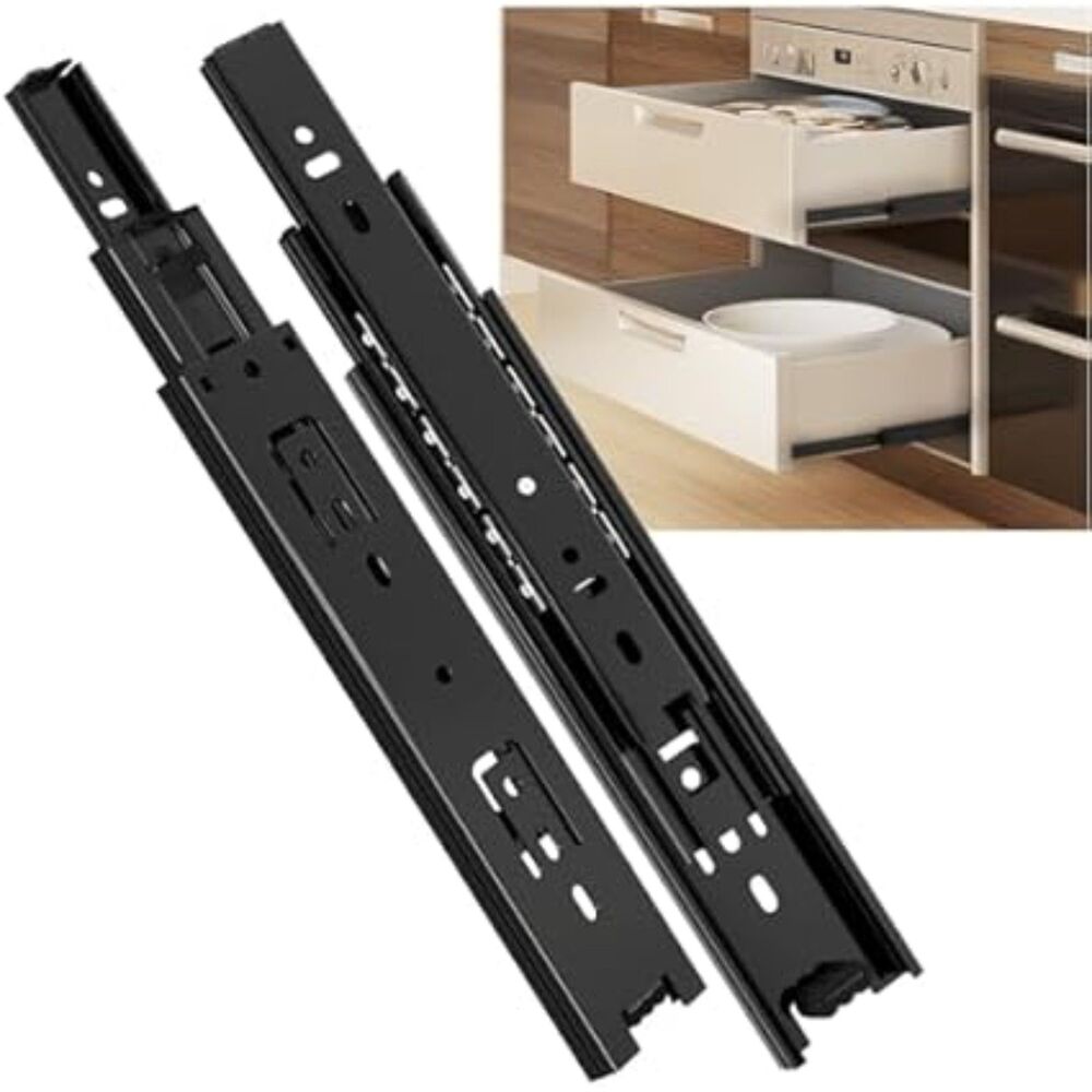 1 Pair Full Extension Drawer Slides 14"